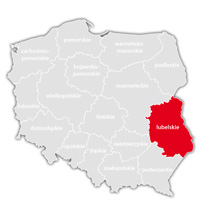 Mapa nadajników DVB-T: województwo lubelskie