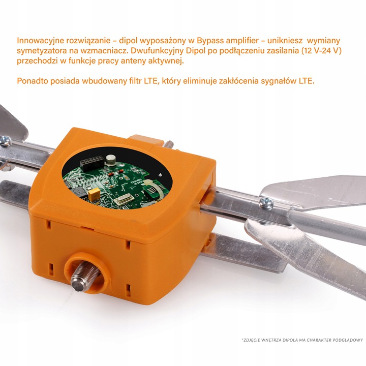 Bypass amplifier - innowacyjne rozwiązanie anteny GALAXY VIVA VHF-UHF